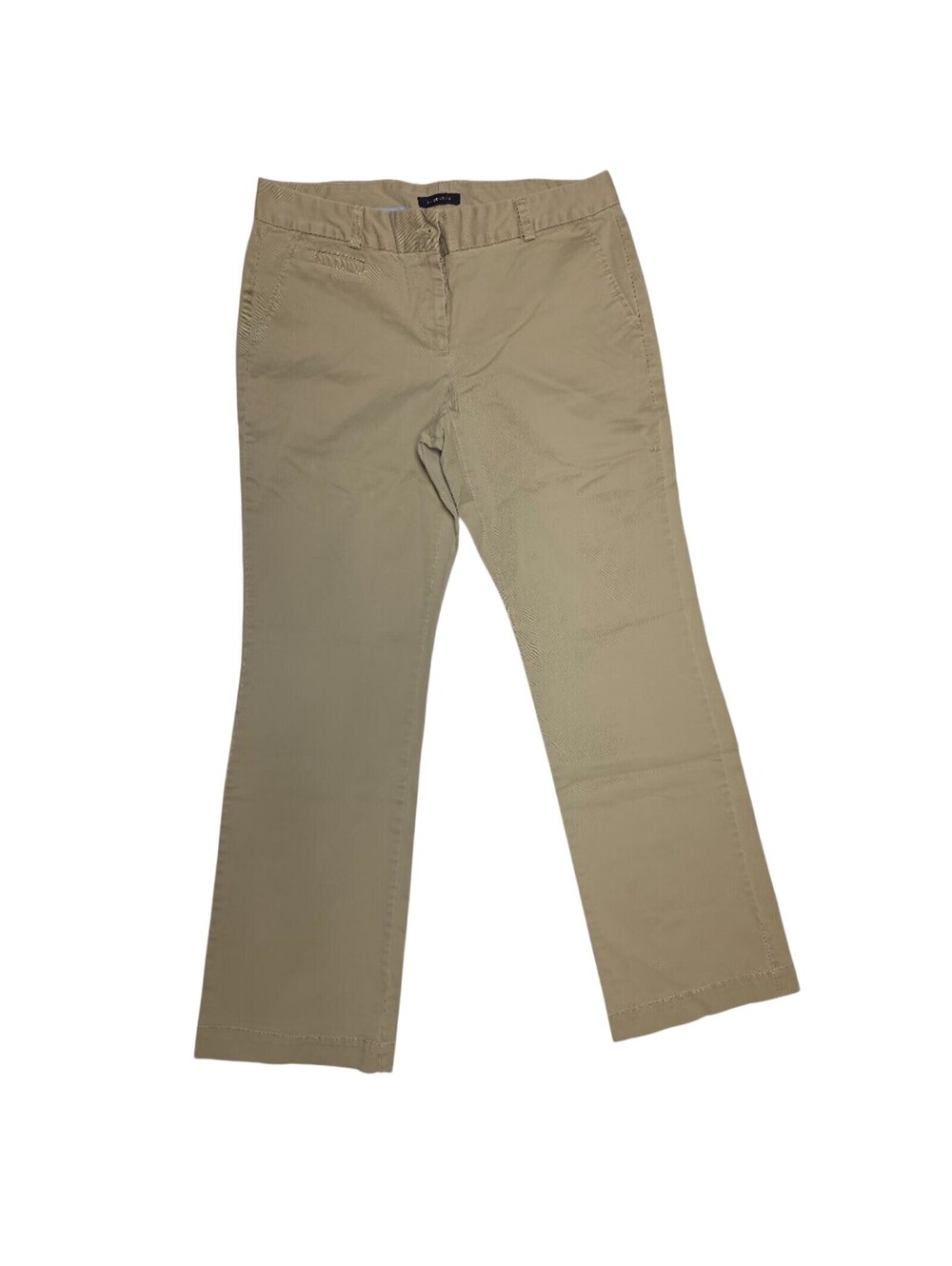 Lands' End Fit 1 Stretch Chino Pants Khaki Tan Size 10
